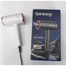 Фен стайлер Rainberg RB-2260 для волосся 3 швидкості 3 режими температури іонізація 1500В White QU-15