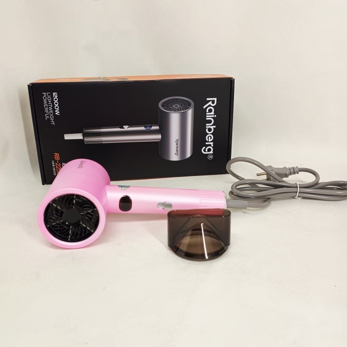 Професійний фен для волосся з іонізацією Rainberg RB-2253 2000Вт Pink