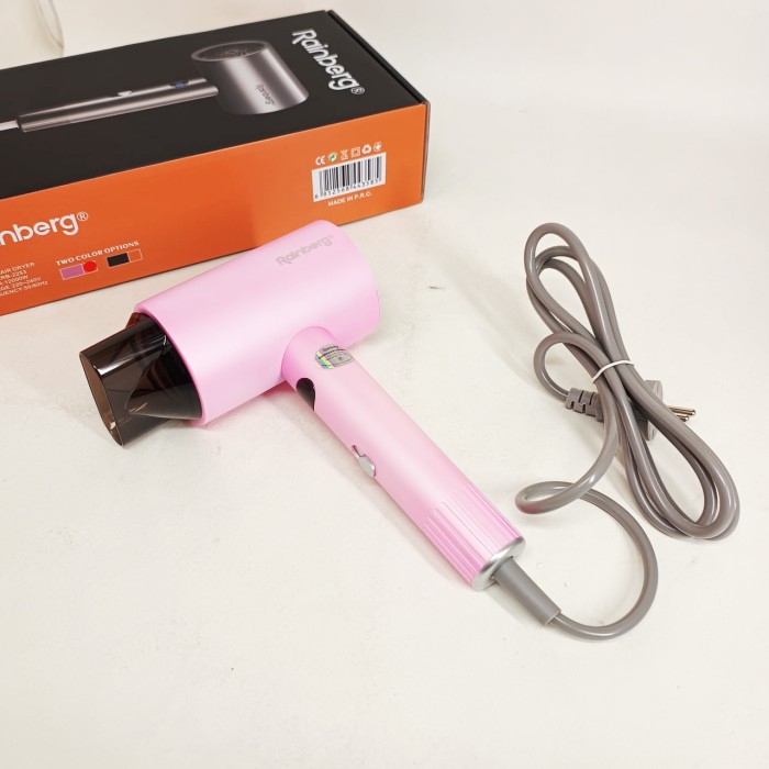 Професійний фен для волосся з іонізацією Rainberg RB-2253 2000Вт Pink