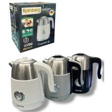 Чайник електричний з датчиком температури Rainberg RB-2314 Black NY-39