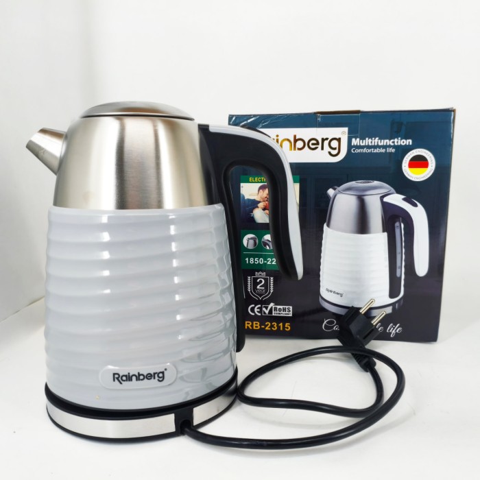 Надійний електричний чайник Rainberg, Чайник електричний домашній для побутового використання BY-11