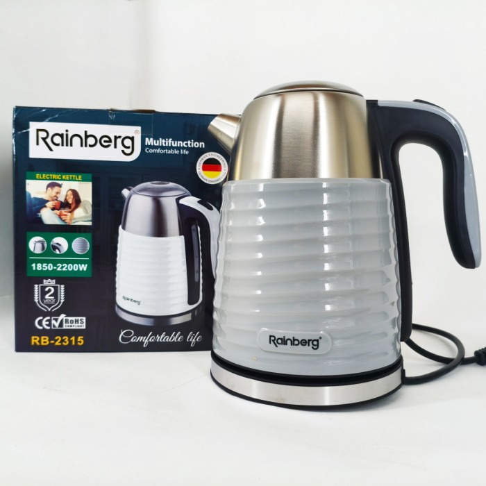 Надійний електричний чайник Rainberg, Чайник електричний домашній для побутового використання BY-11