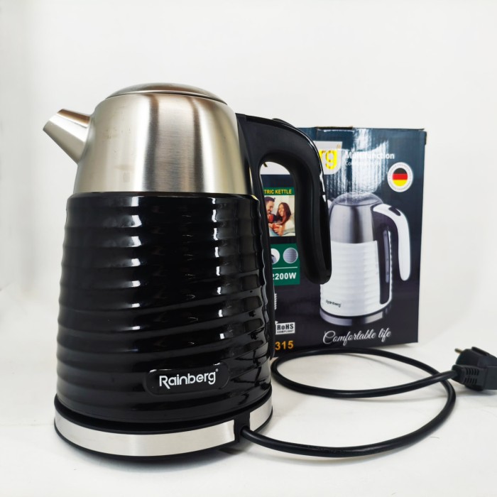 Електрочайник на кухню Rainberg, Чайник електричний для дому красивий, Якісний електрочайник для кухні YH-35