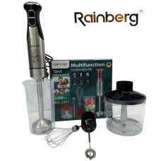 Блендер 5в1 Rainberg RB-2307 багатофункціональний занурювальний та стаціонарний Black UT-41
