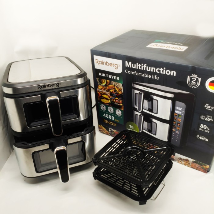 Домашня фритюрниця аерогриль без олії Rainberg, Фритюрниця без олії вигідна пропозиція AW-46