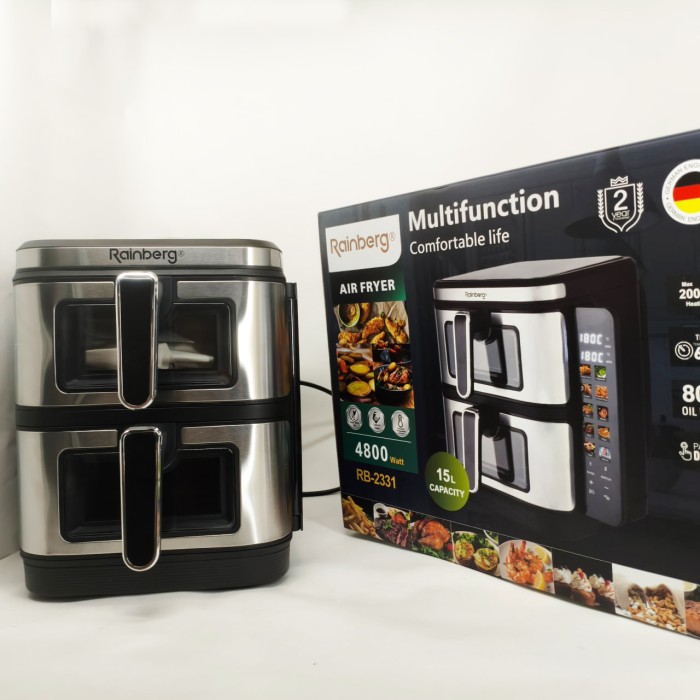 Домашня фритюрниця аерогриль без олії Rainberg, Фритюрниця без олії вигідна пропозиція AW-46