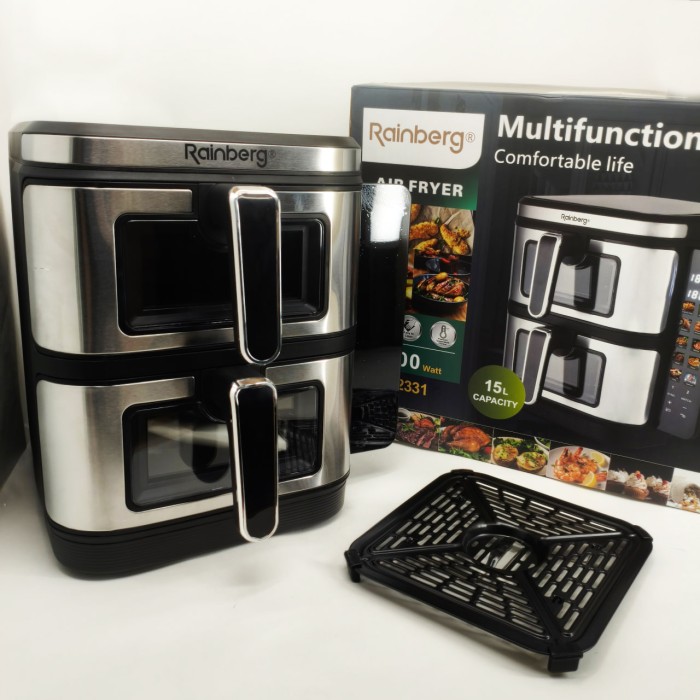 Домашня фритюрниця аерогриль без олії Rainberg, Фритюрниця без олії вигідна пропозиція AW-46