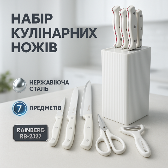 Набір кухонних ножів для кухарів, Набір хороших якісних кухонних ножів литих FP-50