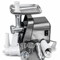 М'ясорубка електрична Rainberg RB-2271 3800 Вт з насадкою для томатів та шатківницею MK-20