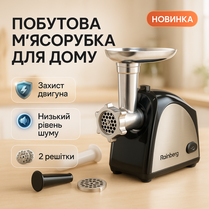 М'ясорубка професійна, Потужна м'ясорубка для домашньої кухні М'для 'ясних виробів EN-35