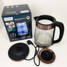 Чайник електричний для дому красивий, Чайник дисковий Потужний електричний від розетки FB-89