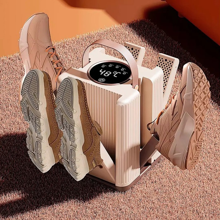 Електросушарка для взуття від мережі на 3 пари / Сушарка з УФ-дезінфекцією та таймером / Сушарка взуття QT-37