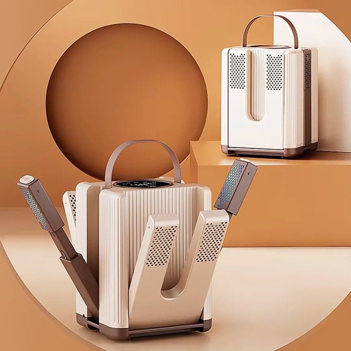 Електросушарка для взуття від мережі на 3 пари / Сушарка з УФ-дезінфекцією та таймером / Сушарка взуття QT-37