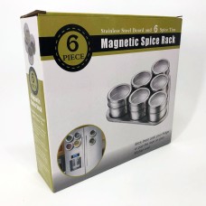 Полочка для баночок зі спеціями, Банки для сипучих продуктів на кухню скляні Прозорі посуди спецій JF-96