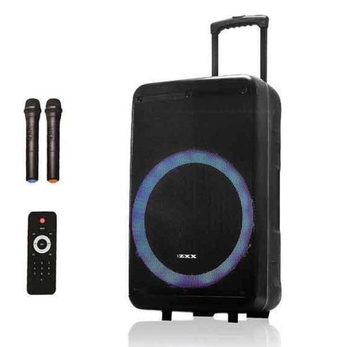 Акустична колонка з акумулятором ZXX-7676 200Вт портативна переносна колонка Bluetooth на колесах OV-59