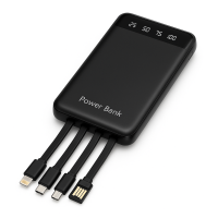 Повербанк компактний, Водонепроникний павербанк, Бездротовий акумулятор power bank HX-14