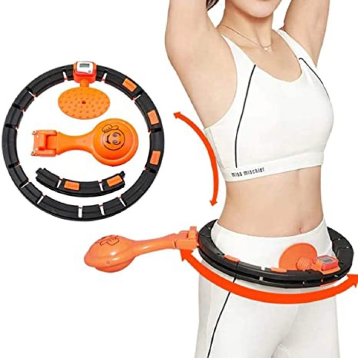 Розумний масажний обруч для схуднення живота та боків Intelligent Hula Hoop