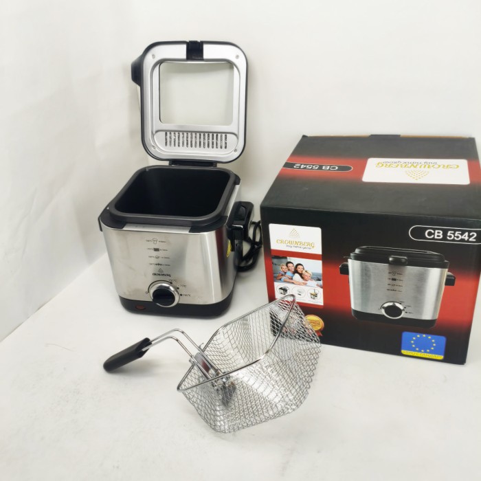 Фритюрниця для дому на 1.5л Crownberg CB-5542 1200Вт