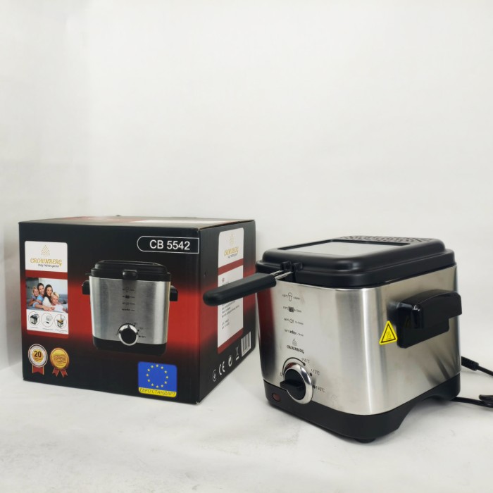 Фритюрниця для дому на 1.5л Crownberg CB-5542 1200Вт RG-18
