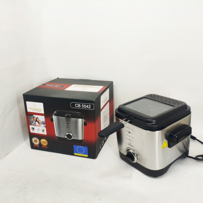 Фритюрниця для дому на 1.5л Crownberg CB-5542 1200Вт RG-18