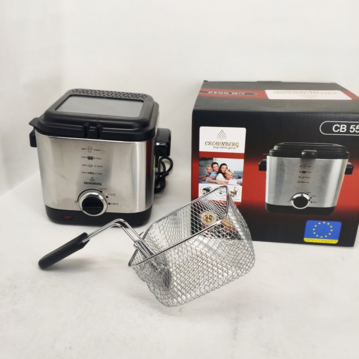 Фритюрниця для дому на 1.5л Crownberg CB-5542 1200Вт RG-18