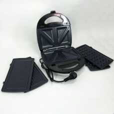 Гриль для шаурми для дому, Електробутербродниця, Мультимейкер 4в1 Домашній гриль шаурми JI-18