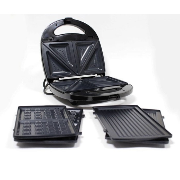 Гриль для шаурми для дому, Електробутербродниця, Мультимейкер 4в1 Домашній гриль шаурми JI-18