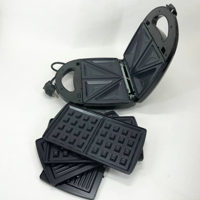 Гриль для шаурми для дому, Електробутербродниця, Мультимейкер 4в1 Домашній гриль шаурми JI-18