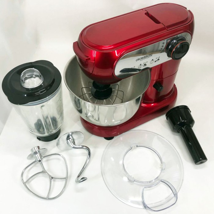 Міксер із насадкою для крему Crownberg CB 3404, Багатофункціональний кухонний прилад SJ-93