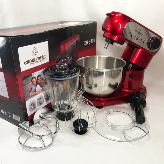 Міксер із насадкою для крему Crownberg CB 3404, Багатофункціональний кухонний прилад SJ-93