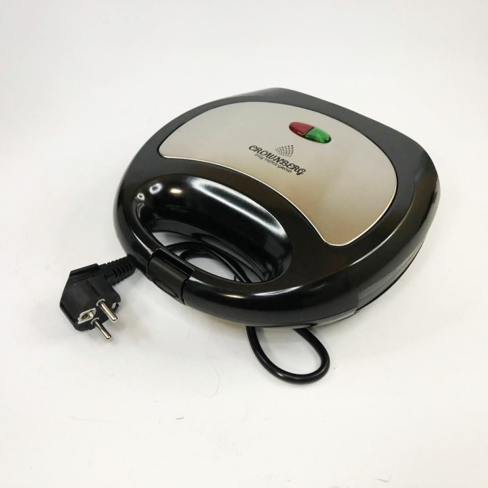 Бутербродниця професійна Crownberg Cb-1069, Бутербродниця мультипекар, Домашній гриль, Мультимейкер 4в1 JE-55