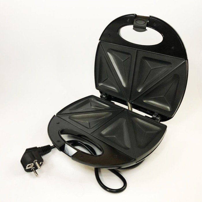 Бутербродниця професійна Crownberg Cb-1069, Бутербродниця мультипекар, Домашній гриль, Мультимейкер 4в1 JE-55