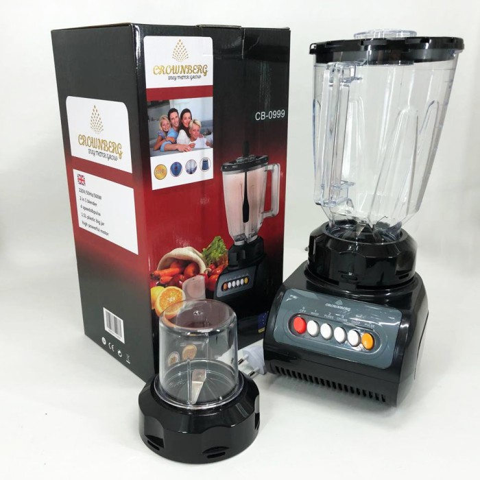 Блендер Подрібнювач 2 В 1 Стаціонарний Crownberg CB-0999 500Вт WP-37