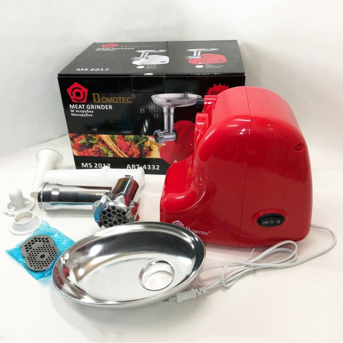 М'ясорубка з легким чищенням Domotec, Електром'ясорубка для кухні М'компактна AZ-67