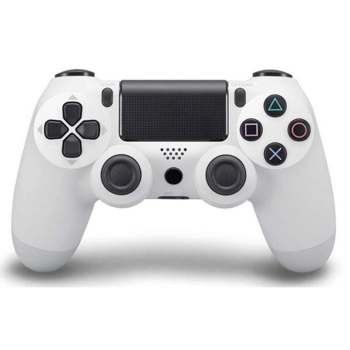 Джойстик DOUBLESHOCK для PS 4, бездротовий ігровий геймпад PS4/PC акумуляторний джойстик. Колір білий RK-78