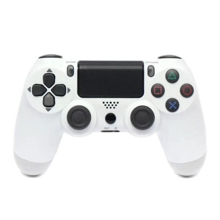 Джойстик DOUBLESHOCK для PS 4, бездротовий ігровий геймпад PS4/PC акумуляторний джойстик. Колір білий RK-78