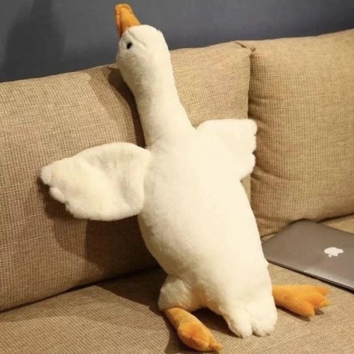 Антистрес-гусак 70см, Дитяча іграшкова подушка, Іграшка подушка гусака м'яка іграшка для дітей RG-38