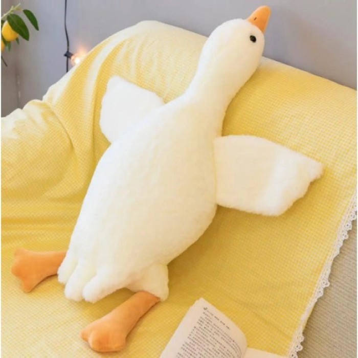Антистрес-гусак 70см, Дитяча іграшкова подушка, Іграшка подушка гусака м'яка іграшка для дітей RG-38