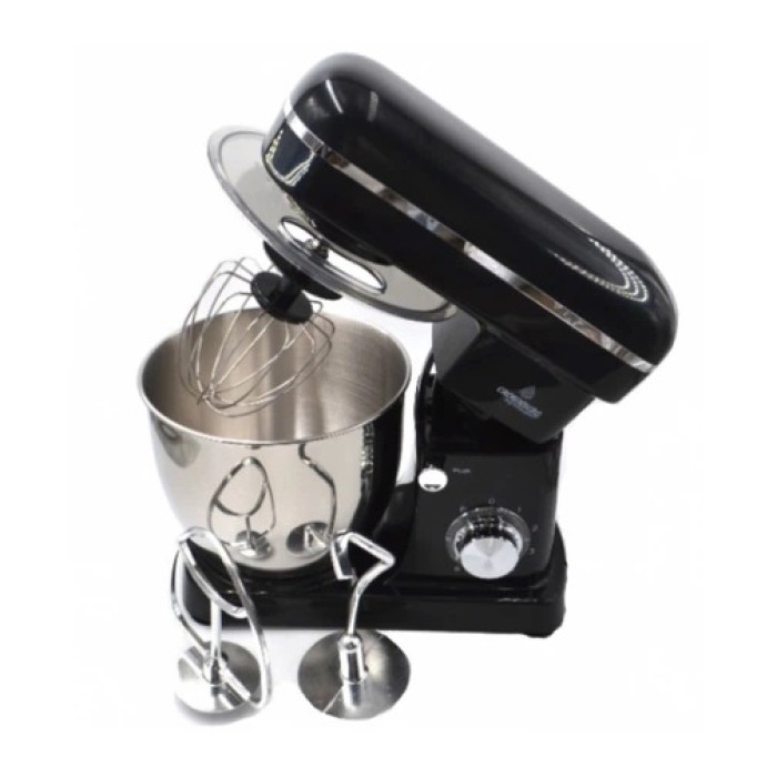 Кухонний комбайн Crownberg CB-3405 2200 Вт, Планетарний тістоміс з чашею на 5л і 6 швидкостей KJ-46