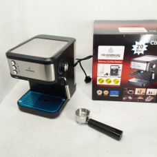 Еспресо кавоварка Crownberg CB-1570 1200 Вт з робочим тиском 20 бар і функцією приготування 2 чашок NV-12