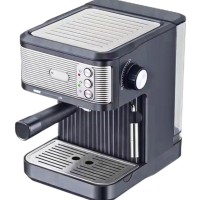 Багатофункціональна ріжкова кавоварка Crownberg СВ-1569 1200Вт Надійна кавоварка для еспресо та латтте XL-47