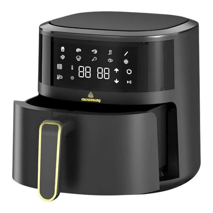 Аерофритюрниця без масла Crownberg CB-5550 2000Вт мультипіч з антипригарною чашею 5л і сенсорна NU-62