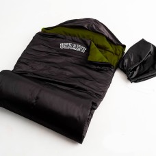 Спальний мішок тактичний теплий спальний із чохлом, туристичний зимовий. Колір чорний ZB-37