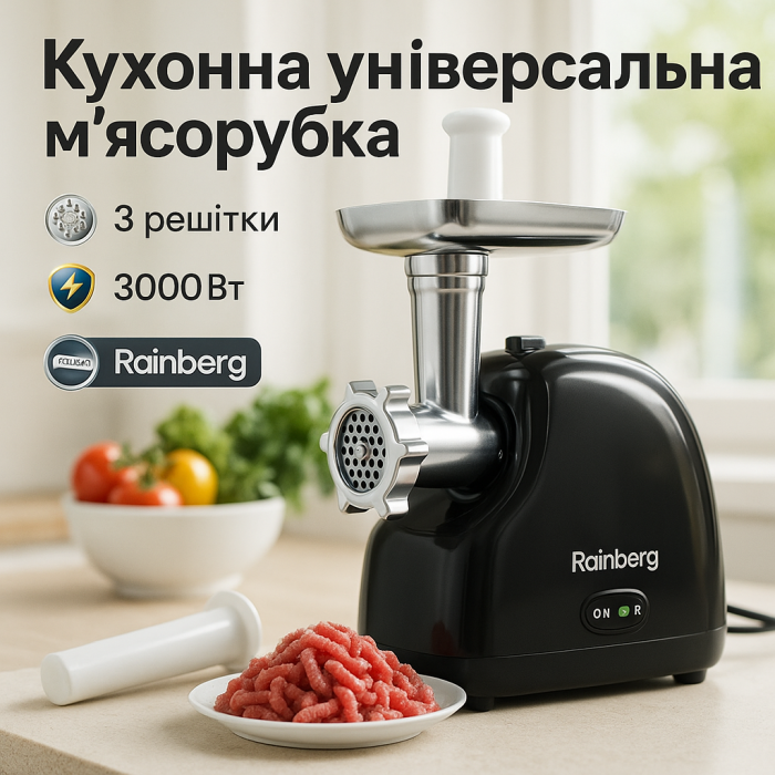 Електро м'ясорубка для томатів, М'ясорубка 3 в 1 'електрична для їдальні FY-36