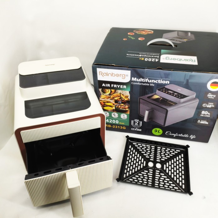 Електричні фритюрниці зі знімною чашею Rainberg, Фритюрниця аерофритюрниця, Великий аерогриль DG-93