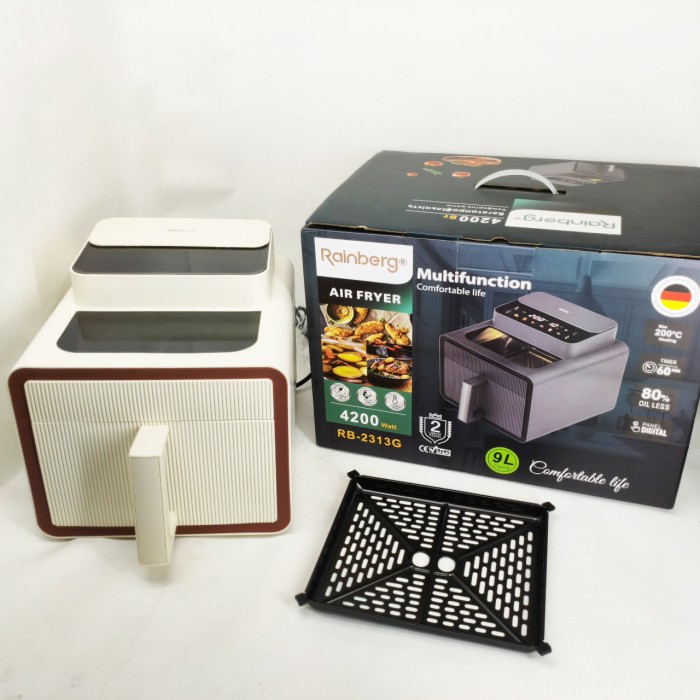 Електричні фритюрниці зі знімною чашею Rainberg, Фритюрниця аерофритюрниця, Великий аерогриль DG-93