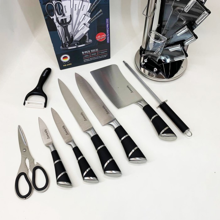 Набір литих ножів для кухні, Набір кухонних ножів преміум ножиків для кухні YU-14