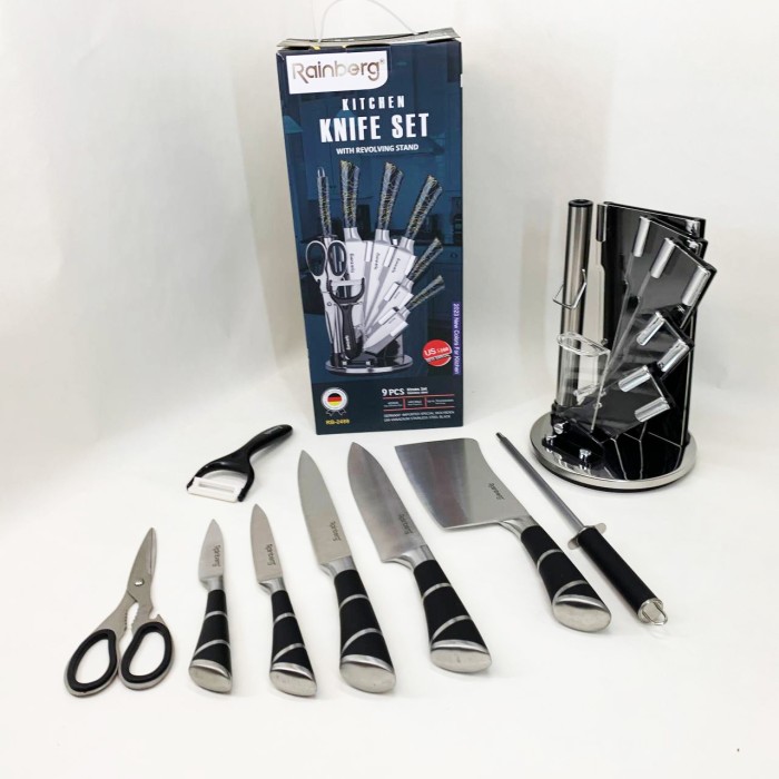 Набір литих ножів для кухні, Набір кухонних ножів преміум ножиків для кухні YU-14