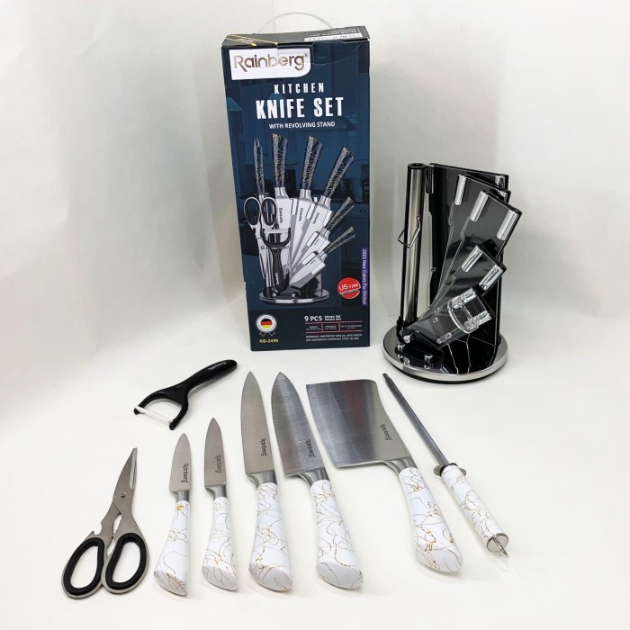 Набір кухонних ножів для кухарів, Кухонні ножі для домашнього використання Набір ножів нової кухні QS-54