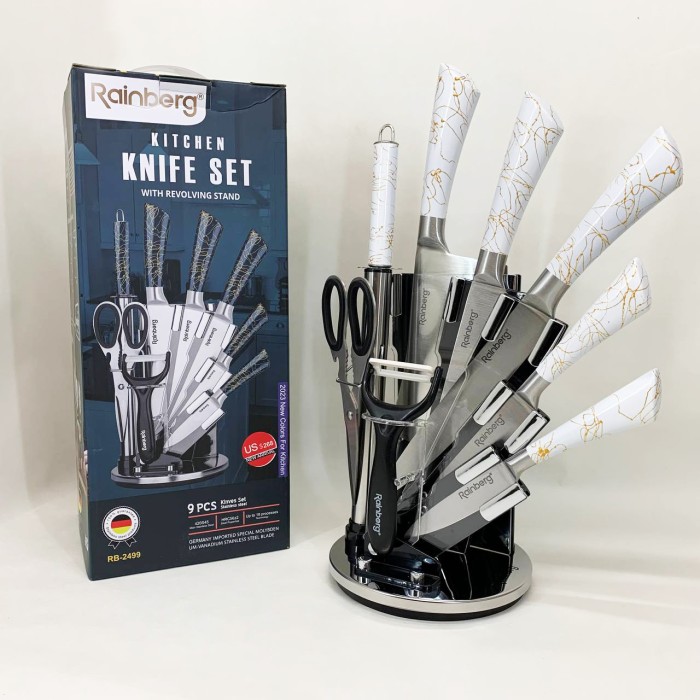 Набір кухонних ножів для кухарів, Кухонні ножі для домашнього використання Набір ножів нової кухні QS-54